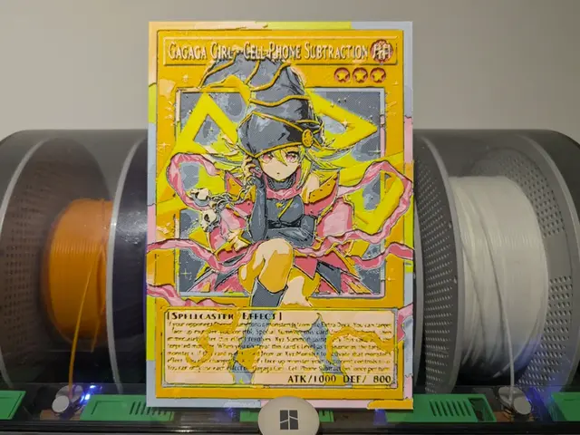 HueForge model: Gagaga Girl Hueforge - Yugioh by Razel
