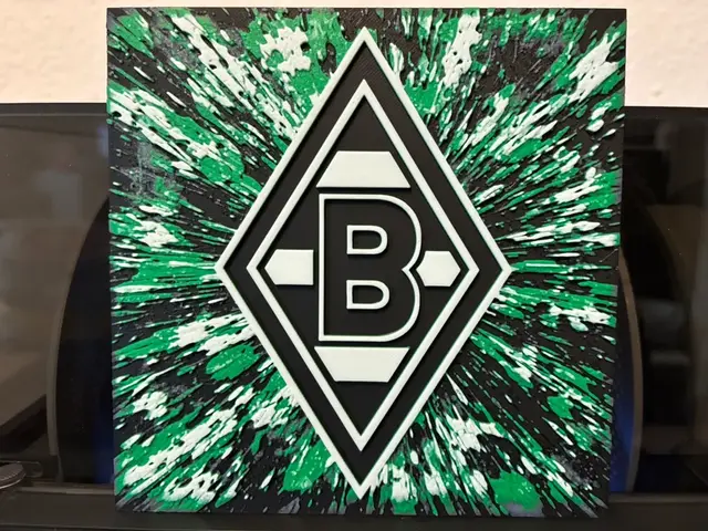 HueForge model: Borussia Mönchengladbach "Space" Gladbach Hueforge by Reeftank&more
