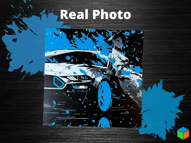 HueForge model: Anime Racer – Speed, Style, and Splatter by 3D Prints By Vic