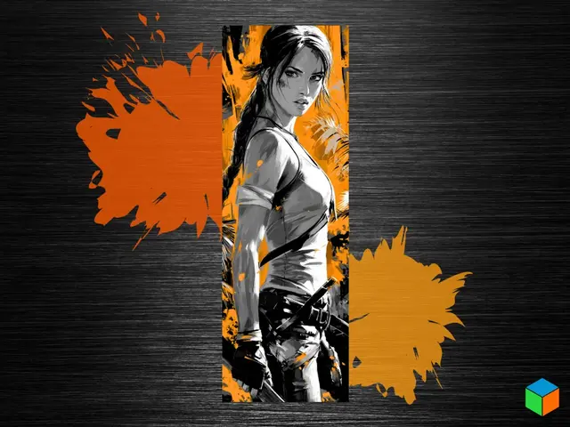 HueForge model: 🏹 Legend Returns – Lara Croft Bookmark by 3D Prints By Vic