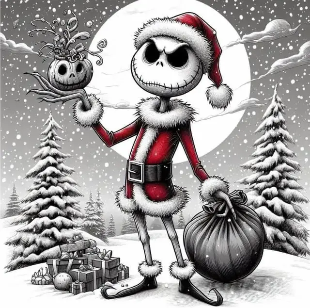 Jack Skellington Hueforge