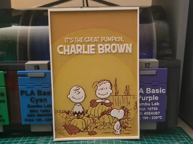 HueForge model: It's the Great Pumpkin, Charlie Brown - Hueforge by Lumpy3D
