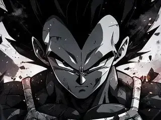 HueForge model: Hueforge Vegeta by Raiz_maker