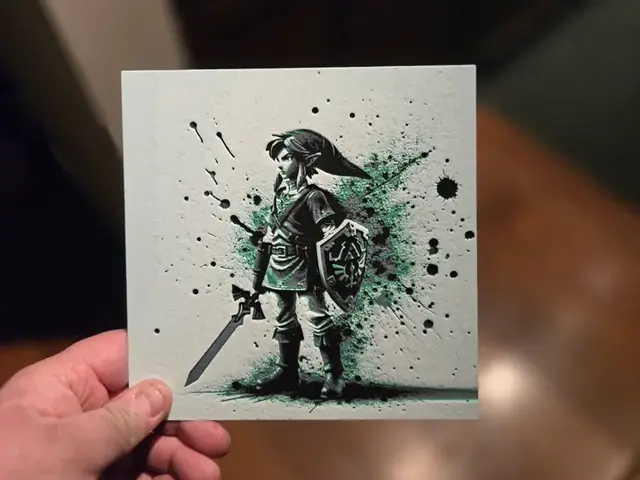 HueForge model: Graffiti Link Hueforge by 3Ree Printing