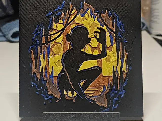HueForge model: Smeagol LOTR by Mano's 3d_Art