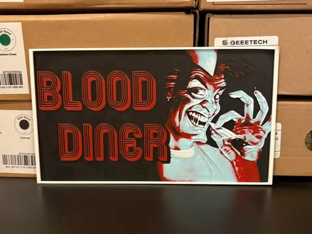 HueForge model: Blood Diner Hueforge by Estiv