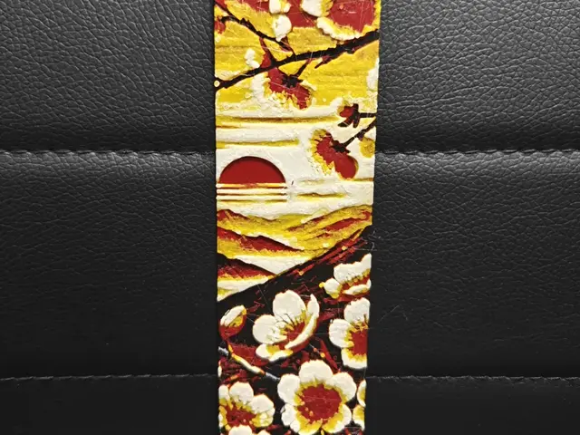 HueForge model: Sunset Flower Bookmark by TheHueforgeLady