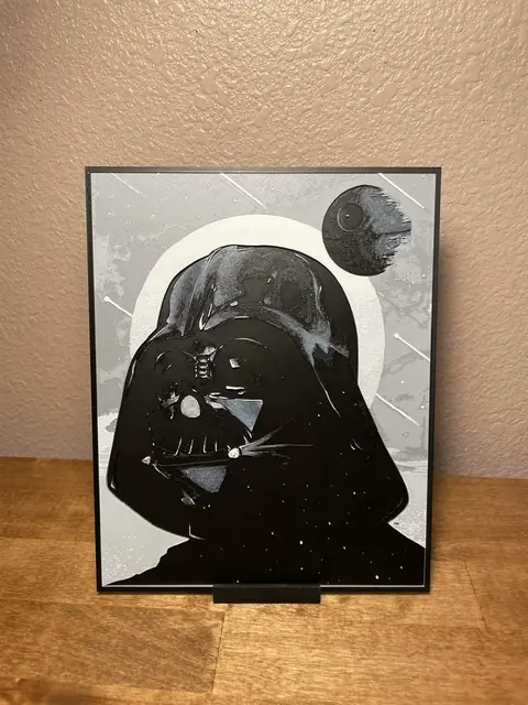 HueForge model: Darth Vader Death Star by Cloudy Nostalgia