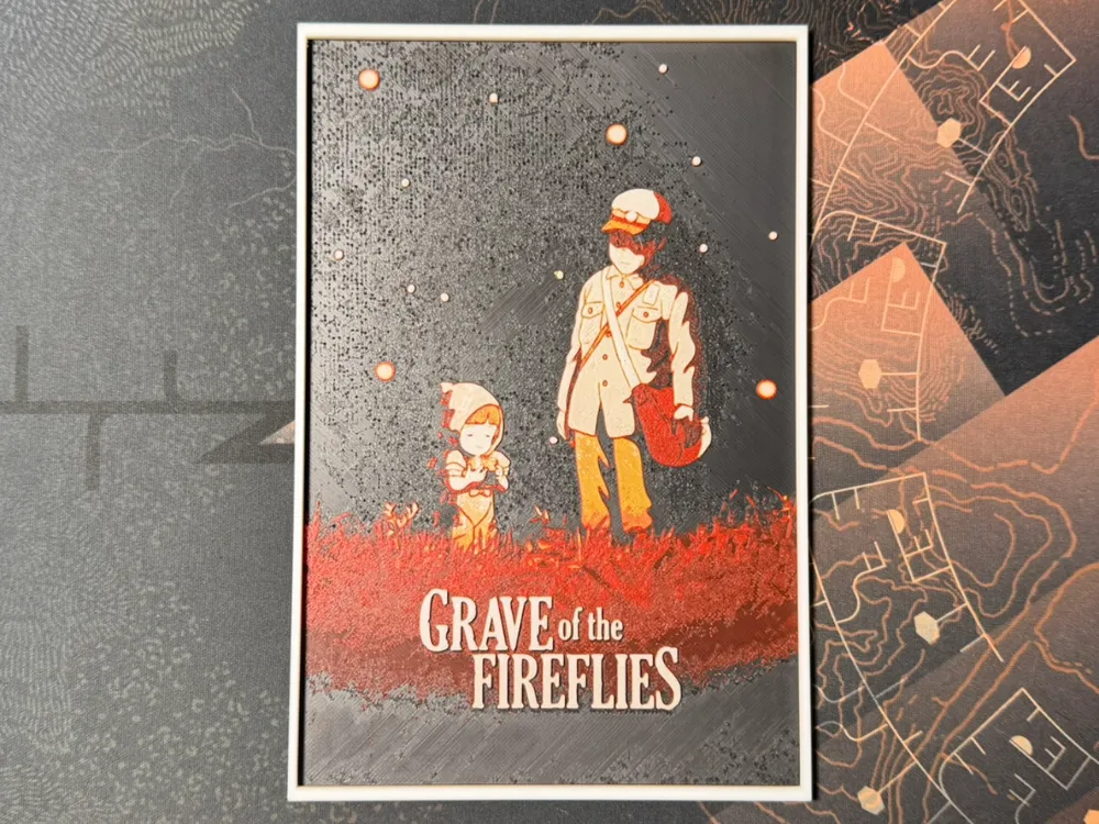 Grave of the Fireflies - HueForge by ZorPrime7 HueForge model: Grave of the Fireflies - HueForge by ZorPrime7