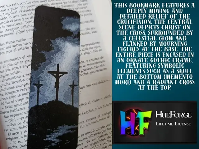 HueForge model: The Crucifixion Bookmark by FYTY112