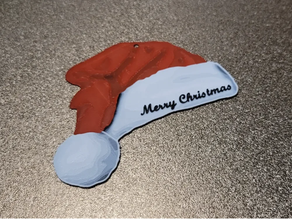 Christmas_hat_Hueforge_decoration_150x150 by Vincent111 HueForge model: Christmas_hat_Hueforge_decoration_150x150 by Vincent111