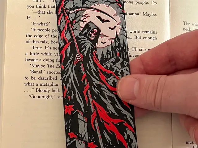 Grim Reaper Halloween Bookmark