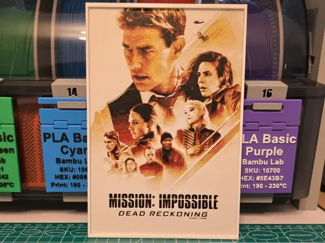 HueForge model: Mission: Impossible – Dead Reckoning Part One Art by Lumpy3D