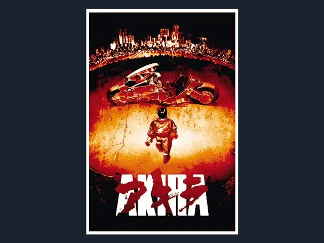 HueForge model: Akira (Movie Poster - HueForge) by HugheCraft
