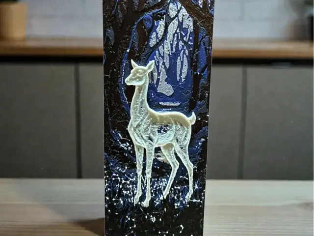 HueForge model: Harry Potter Doe Patronus Spell Bookmark by The SkyLab 3D