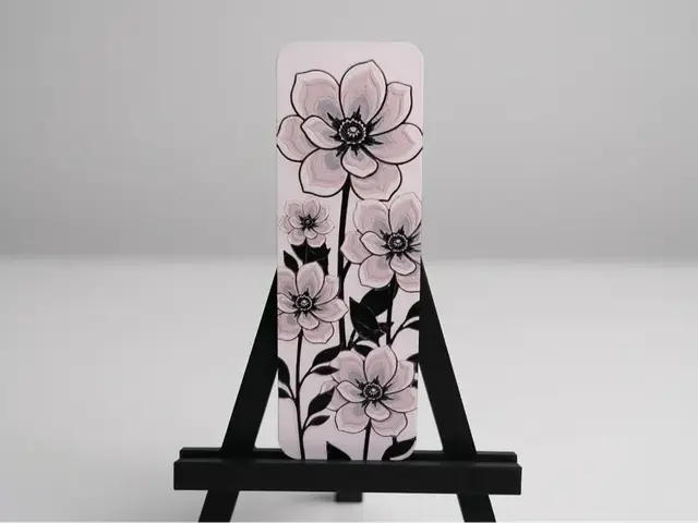 HueForge model: Elegant Floral Bookmark (HueForge) by Welsh Maker