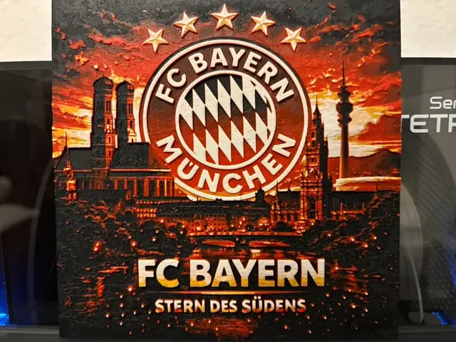 FC Bayern Munich Skyline v2 Hueforge