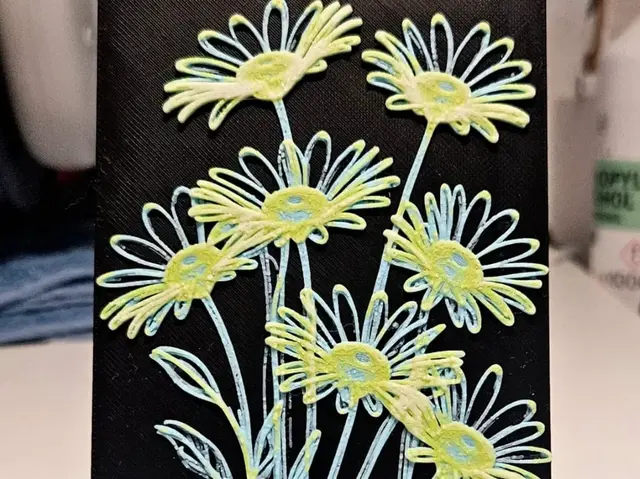 Flower simple lines