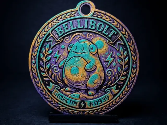 HueForge model: Bellibolt #0939 - Pokemon Ornament by LED