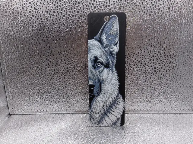 HueForge model: German Shepherd Bookmark – Hueforge by Borishotch Industries