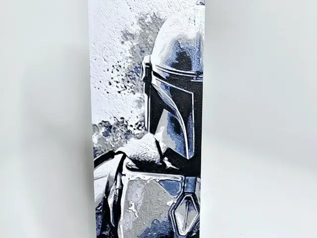 Mandalorian Hueforge Bookmark