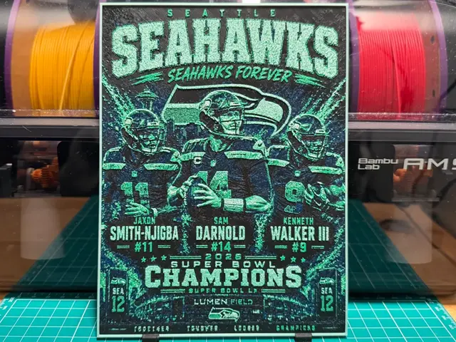 Seahawks Players Poster
