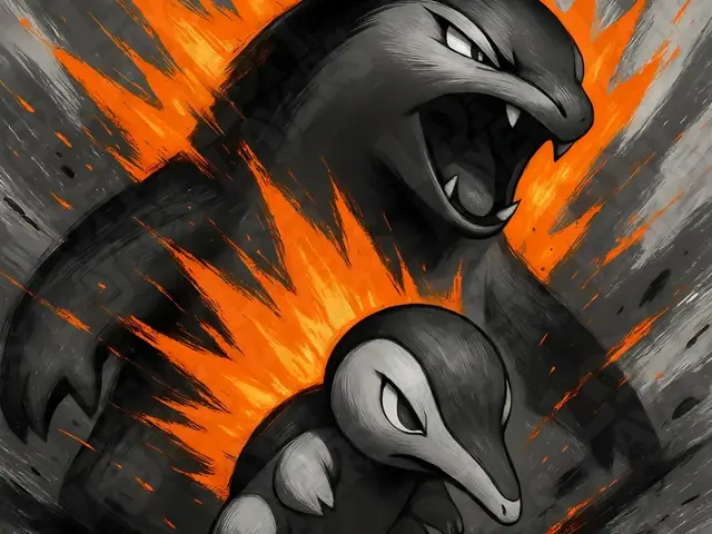 HueForge model: Cyndaquil & Typhlosion Evolution Hueforge by LoFi Layers