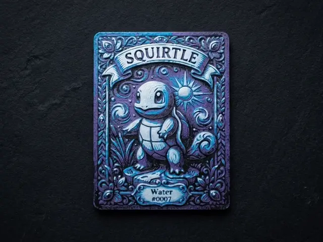 HueForge model: Squirtle #0007 Decorative Card by LED