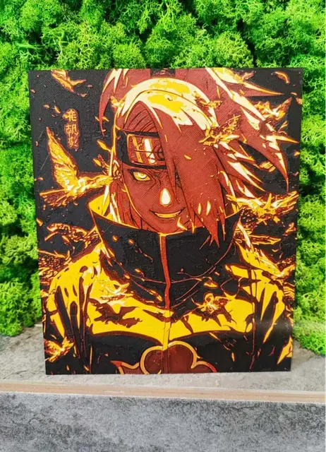 HueForge model: Deidara artwork by Garuda3D