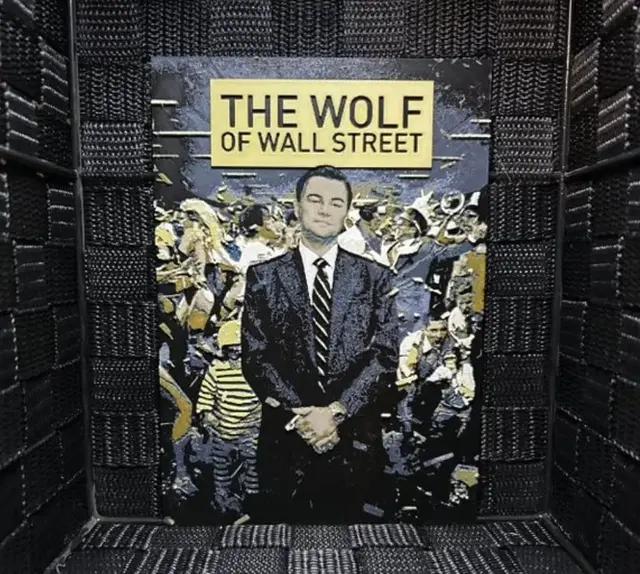 HueForge model: Hueforge Movie Poster - The Wolf of WallStreet - by JoDau