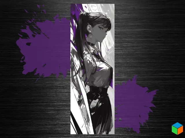 HueForge model: Komi from Komi Can't Communicate Anime Bookmark by 3D Prints By Vic