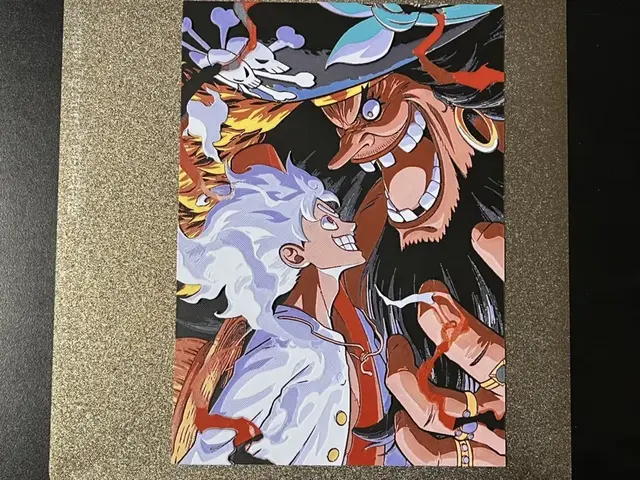 HueForge model: One Piece Final Fight Luffy vs Teach Hueforge by FantasyZ