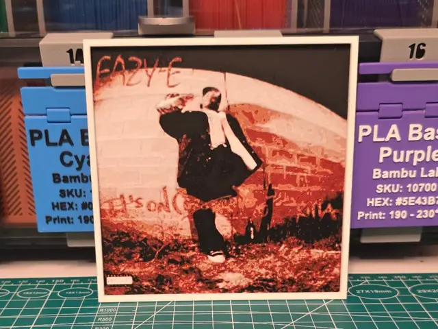 HueForge model: Eazy-E "It’s On" Album - Hueforge Art by Lumpy3D