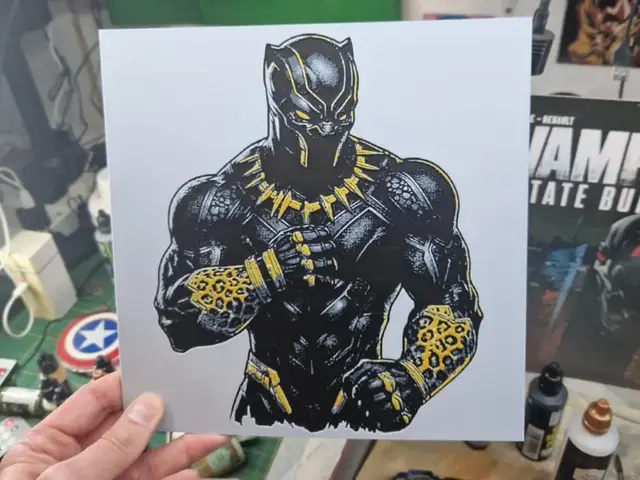 HueForge model: Black Panther Hueforge by Dakiren