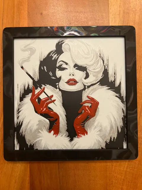 HueForge model: Cruella De Vil by JustBe 3D Printing