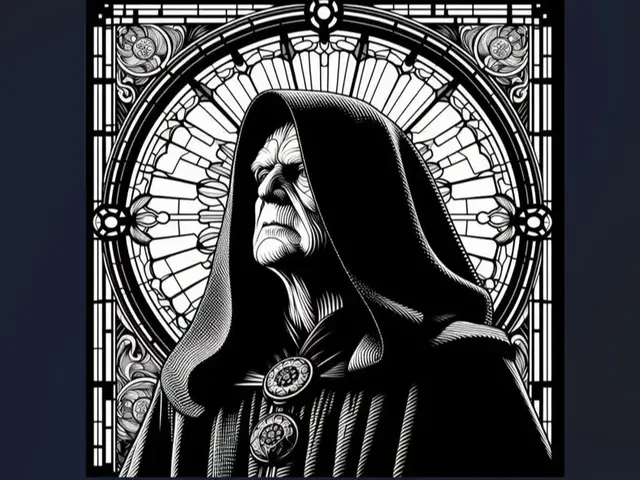 HueForge model: Hueforge Star Wars - Vidriera Darth Sidious B&N by Luckyfer
