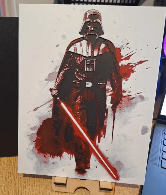 HueForge model: darth vader - hueforge - 4 colours by 3dGlow