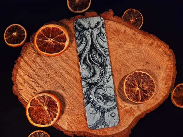 HueForge model: majestic octopus bookmark by EternalDesigns3D