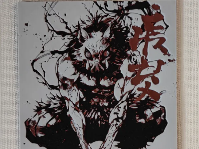 Demon Slayer Inosuke Hueforge by suber HueForge model: Demon Slayer Inosuke Hueforge by suber