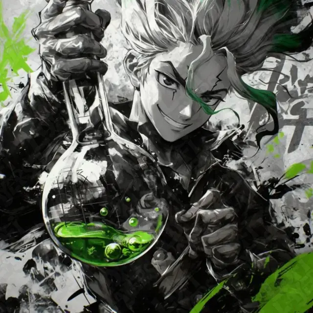 HueForge model: Dr. Stone - Senku Hueforge by LoFi Layers