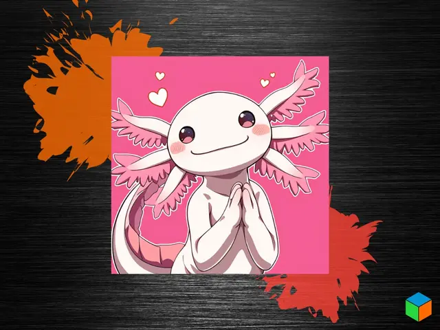 HueForge model: 🩷 Axolotl by 3D Prints By Vic