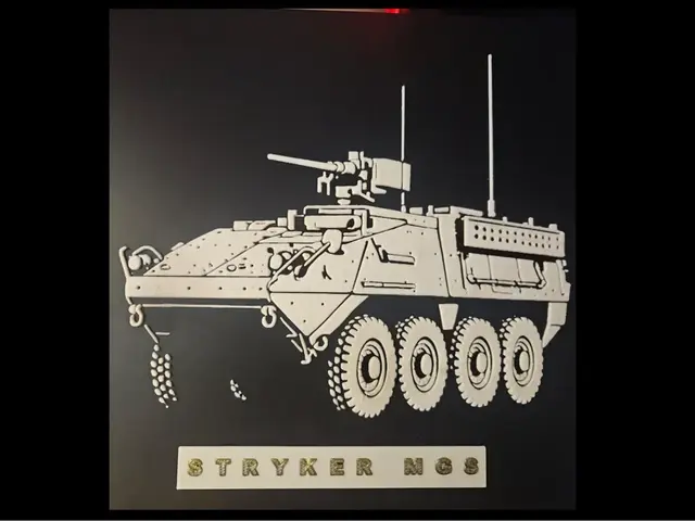 HueForge model: Stryker MGS Hueforge + Nametag by HueFoundry
