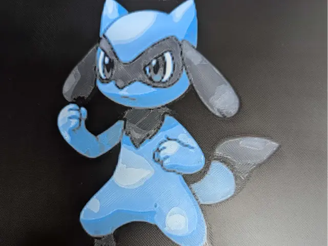 HueForge model: hueforge Riolu by ZombiePaint3D