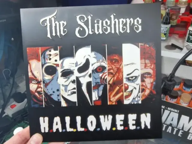 HueForge model: The Slashers Hueforge - Halloween by Dakiren