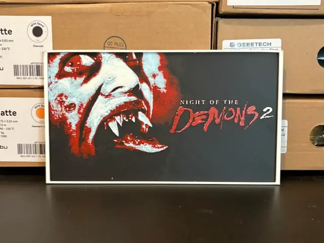 HueForge model: Night of the Demons 2 Hueforge by Estiv