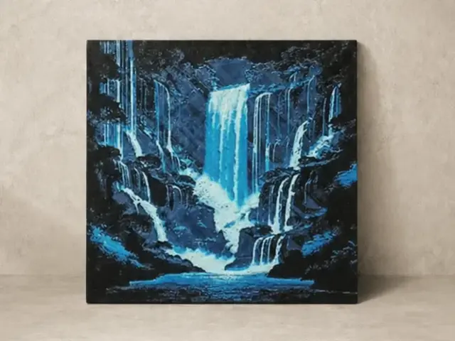 HueForge model: Ethereal Falls by Aleksandr