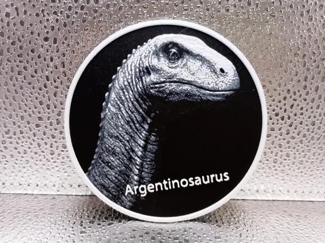 HueForge model: Argentinosaurus Coaster hueforge by Borishotch Industries