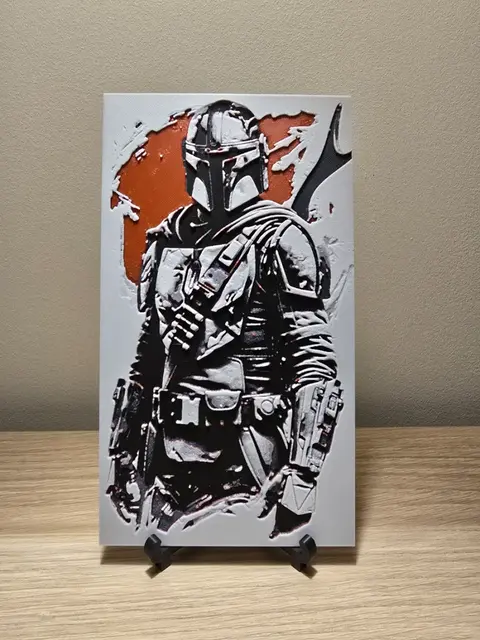 The Mandalorian Star Wars Hueforge