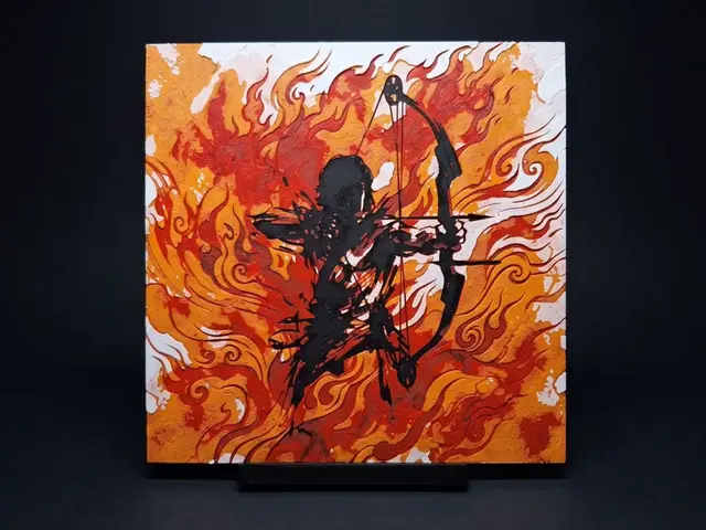 HueForge model: Live For Something - Rambo Wall Art by LED