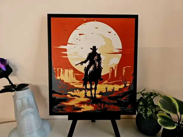 HueForge model: Red Dead Redemption - HueForge 2 by C3D